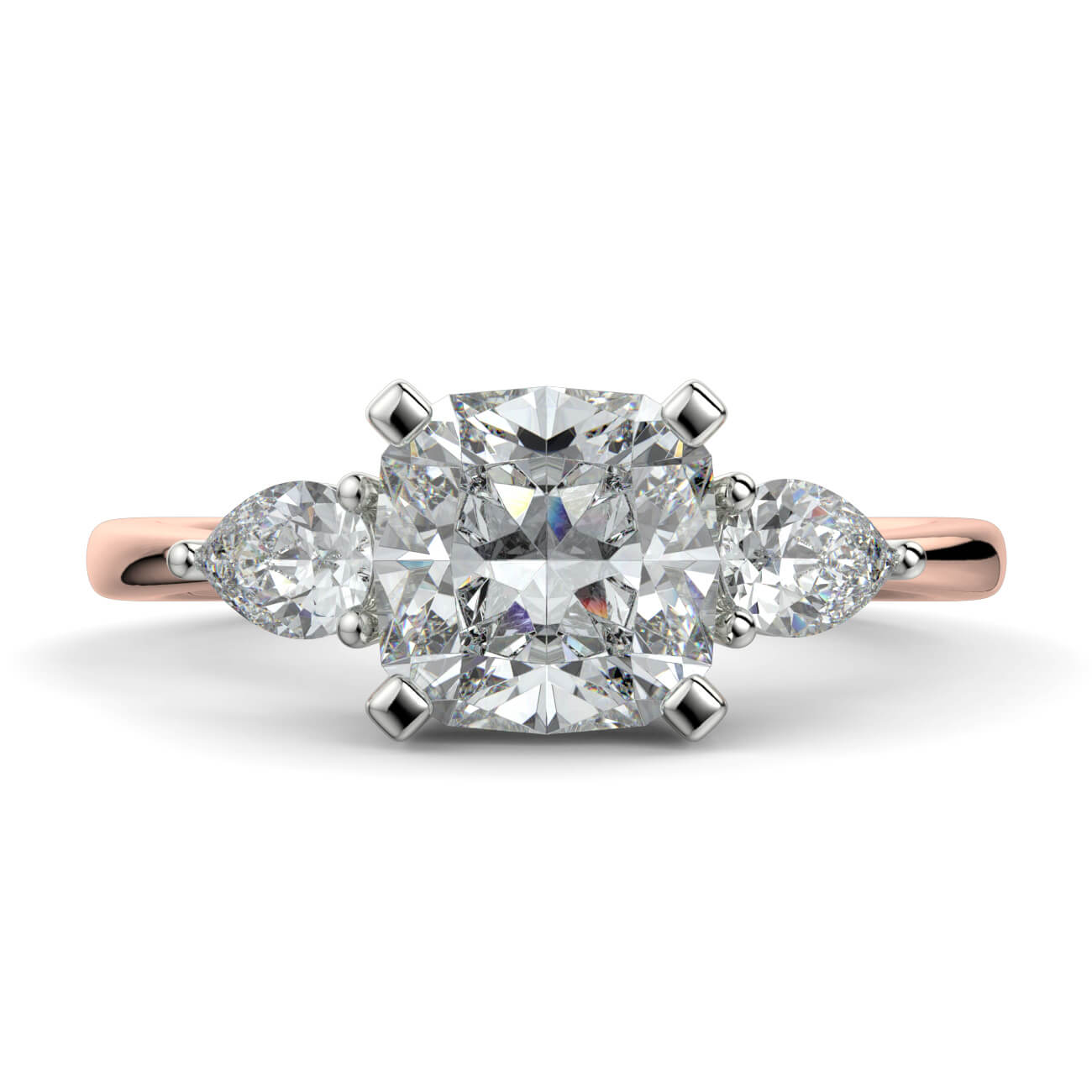 2 CT Certified Pear Cut Engagement Ring at Rs 385629.76/piece | Engagement  Ring in Surat | ID: 25853738591