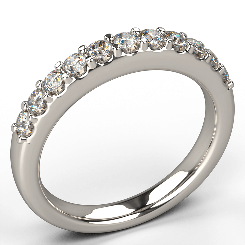 Shared Claw Diamond Wedding Ring | Australian Diamond Network